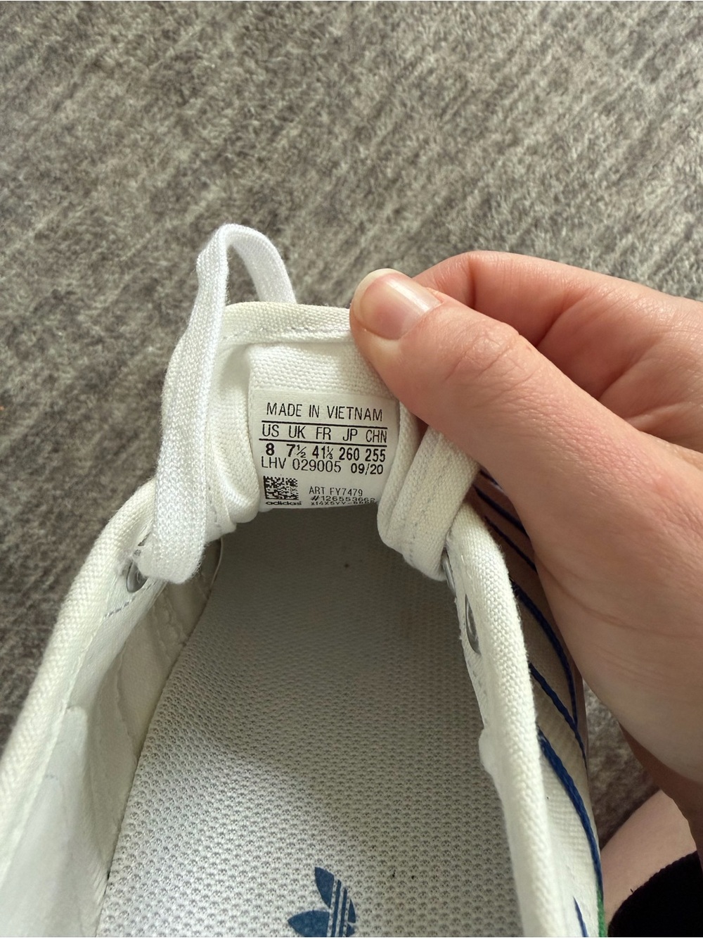 Adidas Delpala shoes size 8 (MENS SIZE) - Picture 7 of 9